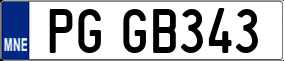 Truck License Plate